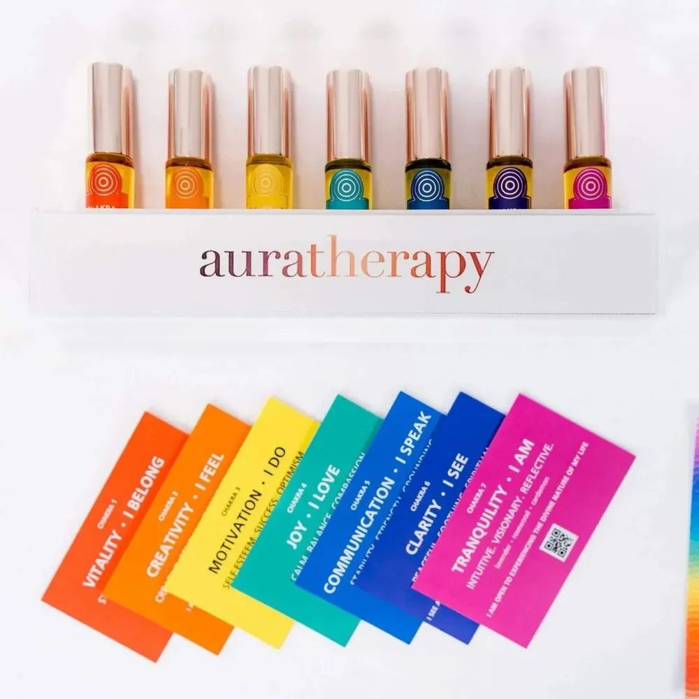 Auratherapy Chakra Boost Discovery Kit Essential Oils Aromatherapy Gift Set of 7